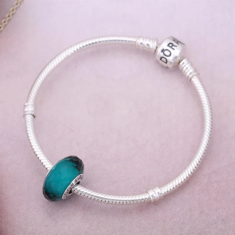 (Bild für) PANDORA Blaugrüne facettierte Murano-Perle - 791606 - Ansicht 2