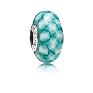 (Bild für) PANDORA Blaugrüner Gitter-Charm - 791625