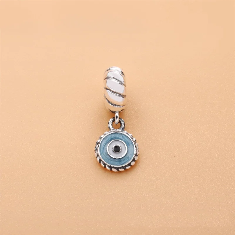 (Bild für) PANDORA Blue Dangle Eye Dangle Charm - 790529EB - Ansicht 2