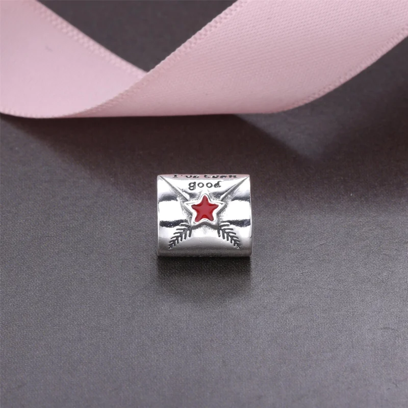 (Bild für) PANDORA Brief an den Weihnachtsmann, roter Emaille-Charm - 791390en58 - Ansicht 2