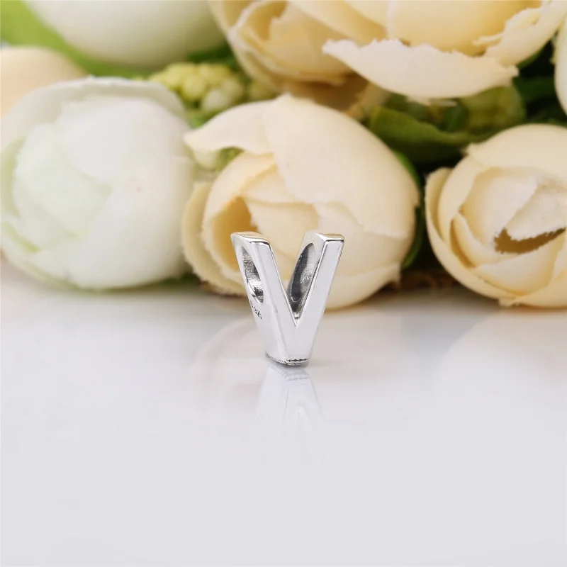 (Bild für) PANDORA Buchstabe V Charm - 797476 - Ansicht 2