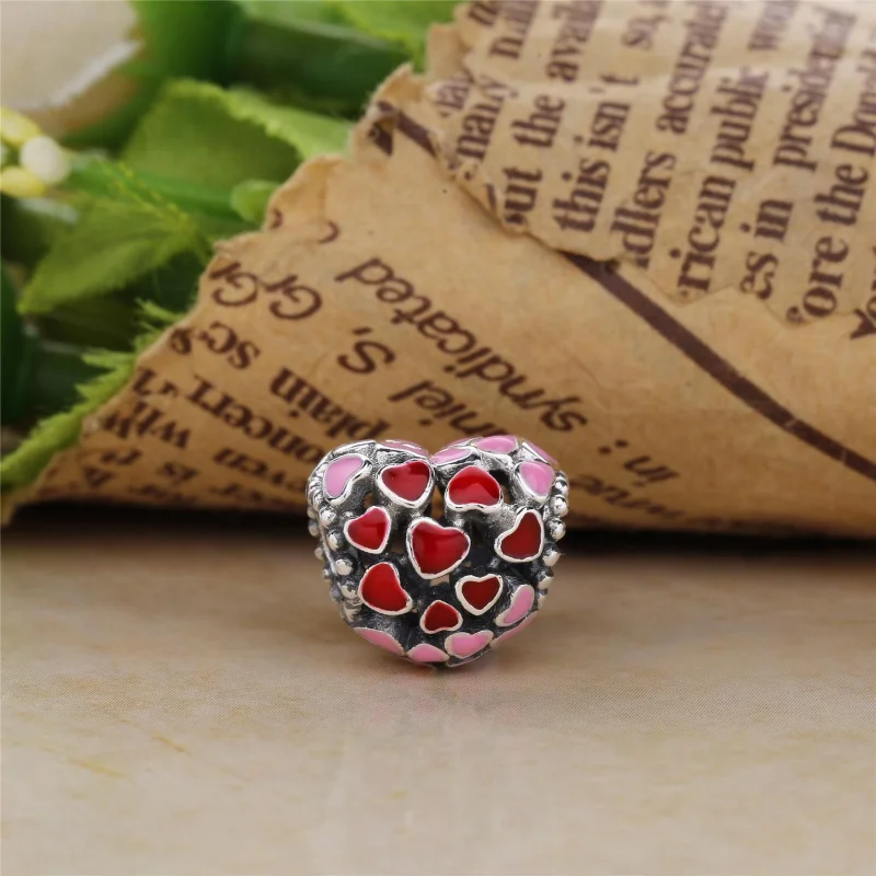 (Bild für) PANDORA Burst of Love Charm, gemischte Emaille - 796557ENMX - Ansicht 2
