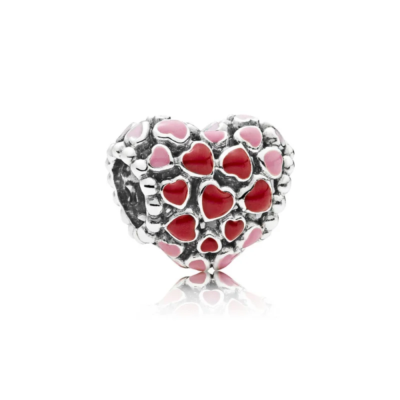 (Bild für) PANDORA Burst of Love Charm, gemischte Emaille - 796557ENMX