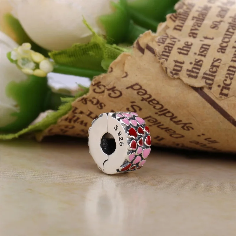 (Bild für) PANDORA Burst of Love Clip, gemischte Emaille - 796594ENMX - Ansicht 3