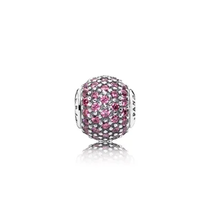 (Bild für) PANDORA CARING Charm, rosa CZ - 796058CZLR