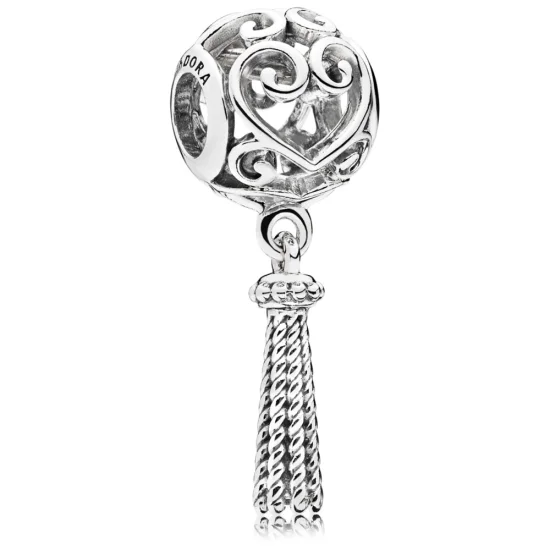 (Bild für) PANDORA Charm-Anhänger „Enchanted Heart“ mit Quaste - 797037