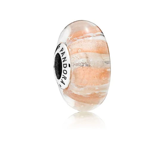 (Bild für) PANDORA Charm aus Muranoglas mit schimmernden Streifen - 796248