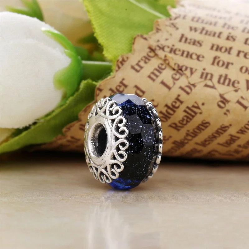 (Bild für) PANDORA Charm aus schillerndem weißem Glas - 797617 - Ansicht 7