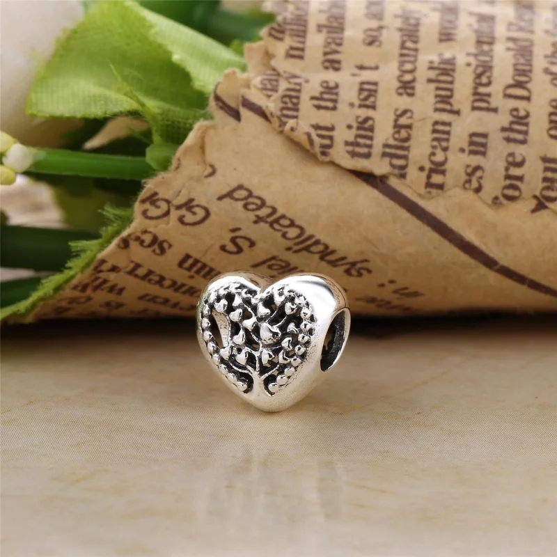 (Bild für) PANDORA-Charm „Blühende Herzen“. - 797058 - Ansicht 3