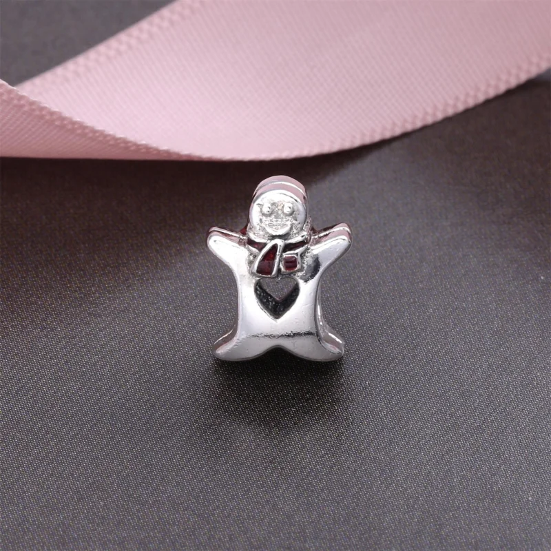 (Bild für) PANDORA Charm-Clip „Süßer Lebkuchenmann“. - 792002EN07 - Ansicht 2