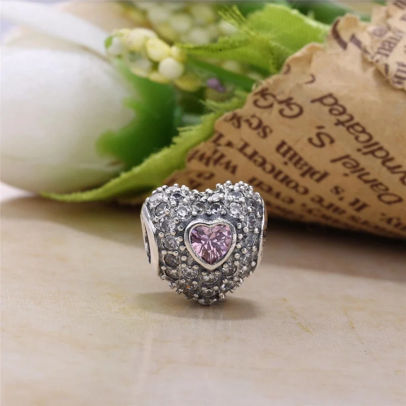 (Bild für) Pandora Charm Herz Rot - 791168SRU - Ansicht 4