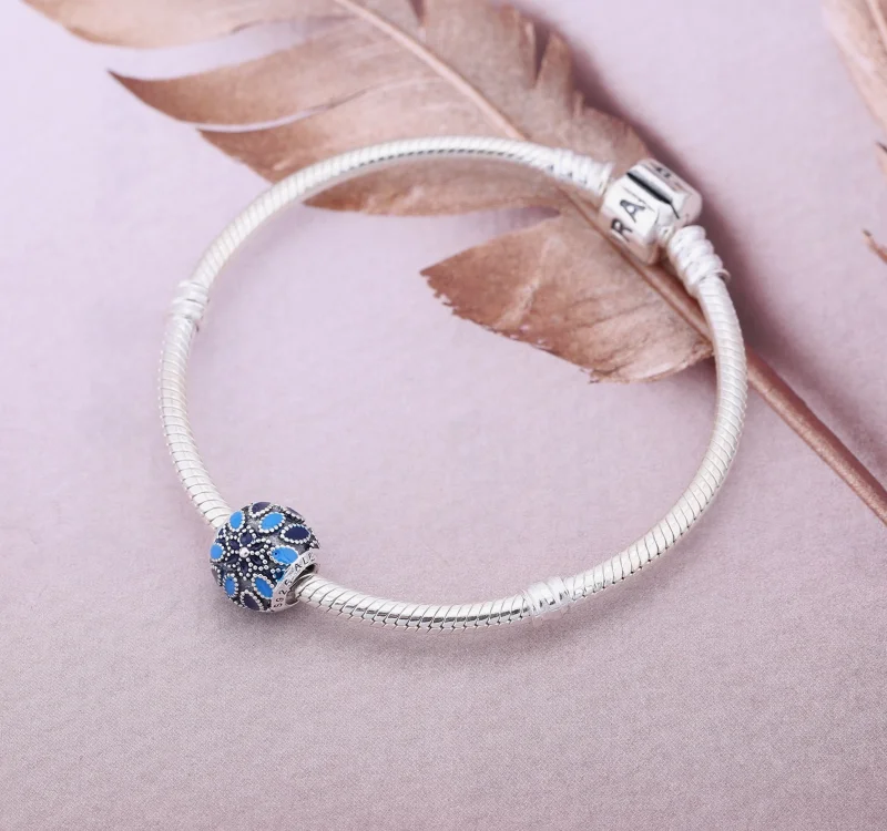 (Bild für) PANDORA-Charm „Kathedrale Rose“. - 791374ENMX - Ansicht 2