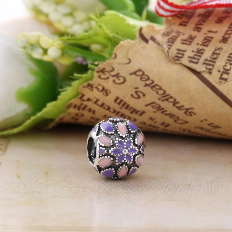 (Bild für) PANDORA-Charm „Kathedrale Rose“. - 791374ENMX - Ansicht 3