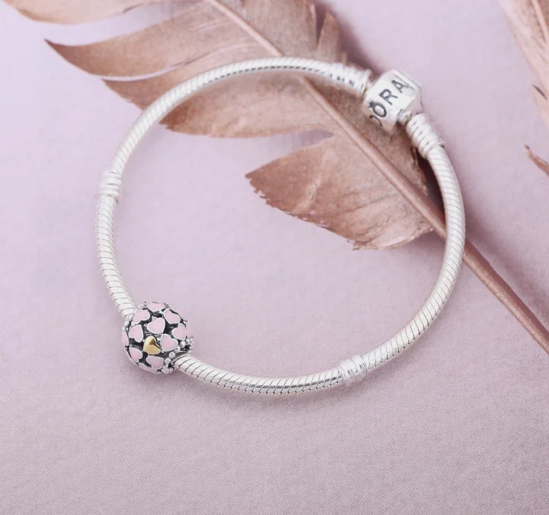 (Bild für) PANDORA-Charm „Lots of Love“. - 791283EN40 - Ansicht 3