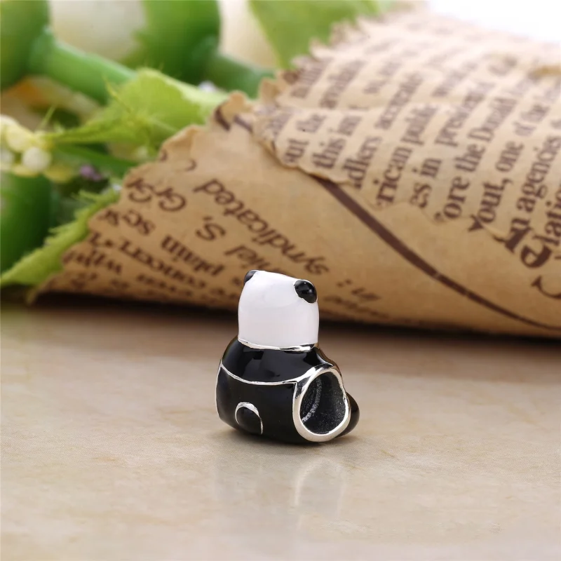 (Bild für) PANDORA Charm „Süßer Panda“, gemischte Emaille - 796256ENMX - Ansicht 4
