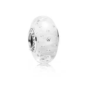 (Bild für) PANDORA Clear Efferveszenz Charm, Muranoglas, klare CZ - 791617CZ