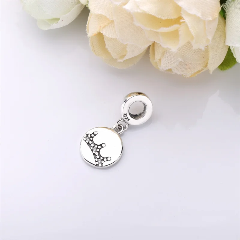 (Bild für) PANDORA Dazzling Crown Dangle Charm, klare CZ - 797624CZ - Ansicht 3