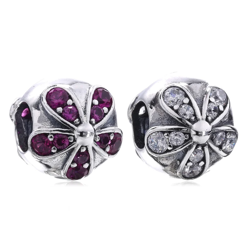 (Bild für) PANDORA Dazzling Daisies Clip-Charm - 791493CZ - Ansicht 6