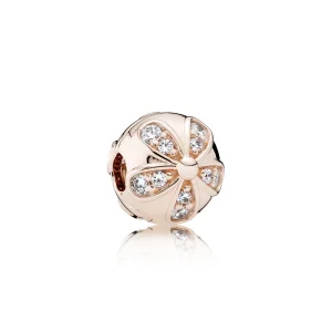 (Bild für) PANDORA Dazzling Daisies Roségold-Clip - 781493CZ