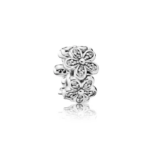 (Bild für) PANDORA Dazzling Daisies Spacer-Clips - 792053CZ