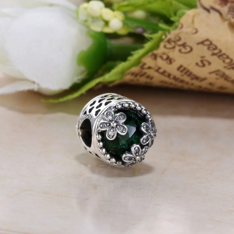 (Bild für) PANDORA Dazzling Daisy Meadow Pink Clear CZ Charm - 792055PCZ - Ansicht 3