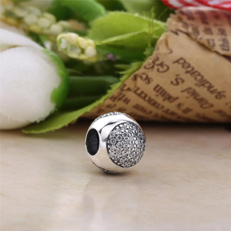 (Bild für) PANDORA Dazzling Droplet Clear CZ Charm - 796214CZ - Ansicht 2
