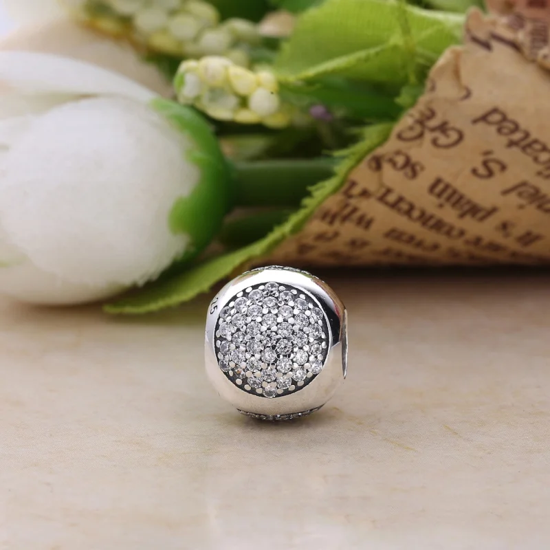 (Bild für) PANDORA Dazzling Droplet Clear CZ Charm - 796214CZ - Ansicht 4