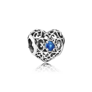 (Bild für) PANDORA Dezember Signature Herz-Geburtsstein-Charmora-Charm - 791784NLB