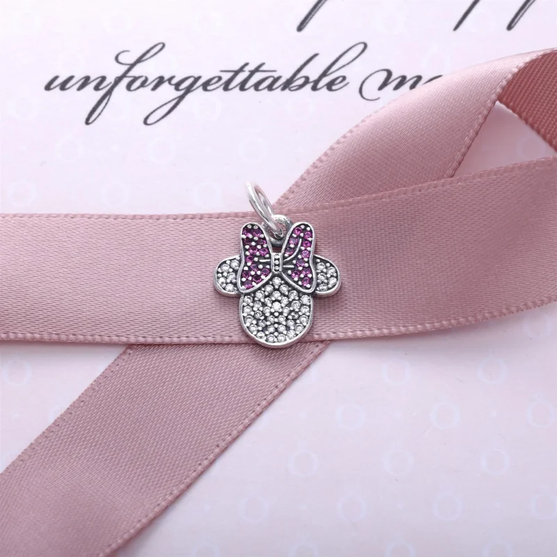 (Bild für) PANDORA Disney, funkelnder Minnie Icon-Anhänger - 791447CZ - Ansicht 2