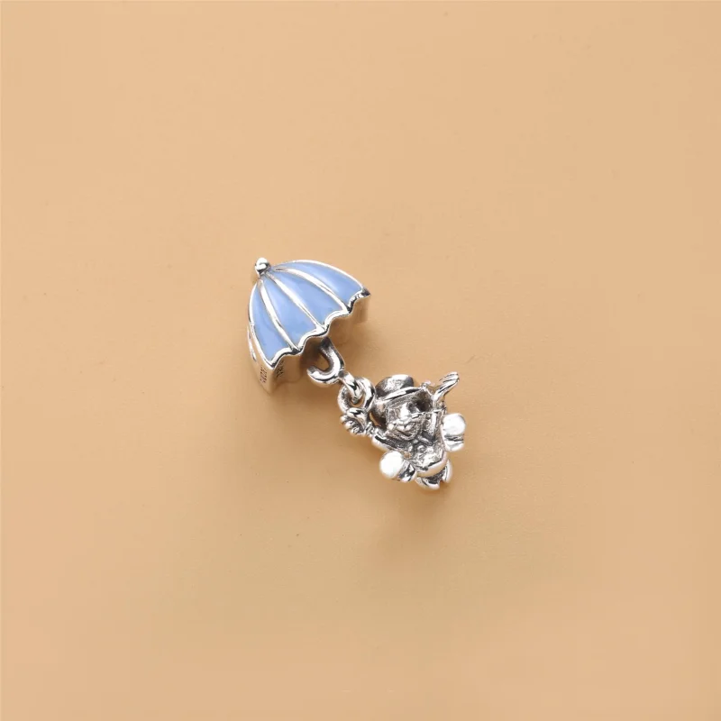 (Bild für) PANDORA Disney, Jiminy Cricket-Anhänger, blaue Emaille - 797492EN41 - Ansicht 3