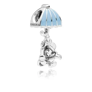 (Bild für) PANDORA Disney, Jiminy Cricket-Anhänger, blaue Emaille - 797492EN41