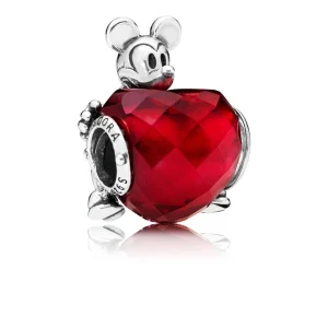 (Bild für) PANDORA Disney, Mickey Love Herzanhänger - 797168NFR
