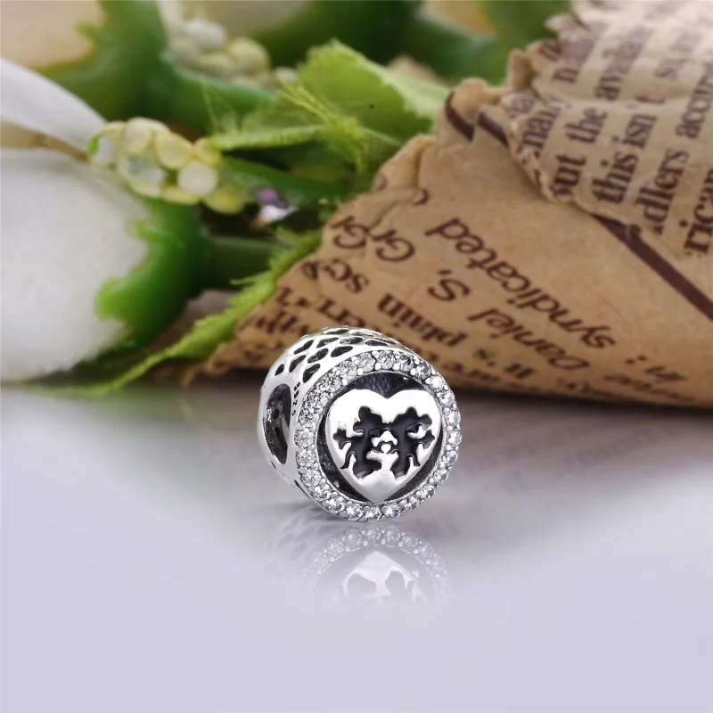(Bild für) PANDORA Disney, Mickey & Minnie Love, Charm, klare CZ - 791957CZ - Ansicht 2