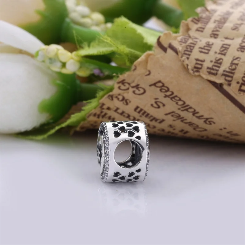 (Bild für) PANDORA Disney, Mickey & Minnie Love, Charm, klare CZ - 791957CZ - Ansicht 3