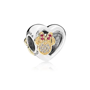 (Bild für) PANDORA Disney, Mickey & Minnie Love Icons Charm - 796463CZ