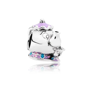 (Bild für) PANDORA Disney, Mrs. Potts & Chip Charm, gemischte Emaille - 792141ENMX