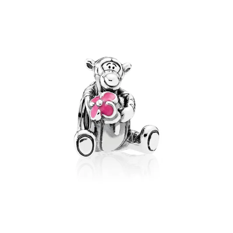 (Bild für) PANDORA Disney Tigger rosa Emaille-Charm - 792135EN80