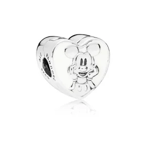 (Bild für) PANDORA Disney, Vintage Mickey Clip, weiße Emaille - 797169EN12