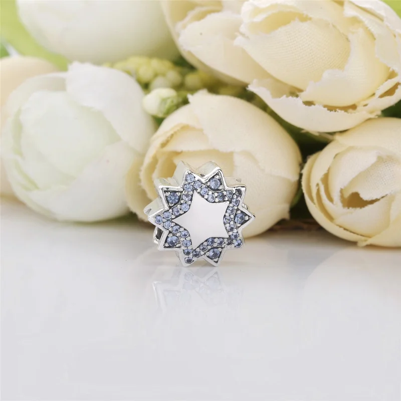 (Bild für) PANDORA Disney, „When You Wish Upon A Star“-Charm, hellblaue Emaille und Kristal - Ansicht 3