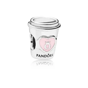 (Bild für) PANDORA Drink To Go Charm, rosa Emaille - 797185EN160