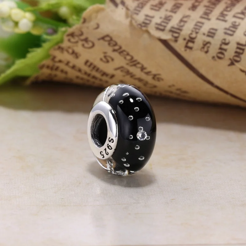 (Bild für) PANDORA Dunkelblaue Efferveszenz, klare Cz-Perle - 791630CZ - Ansicht 4