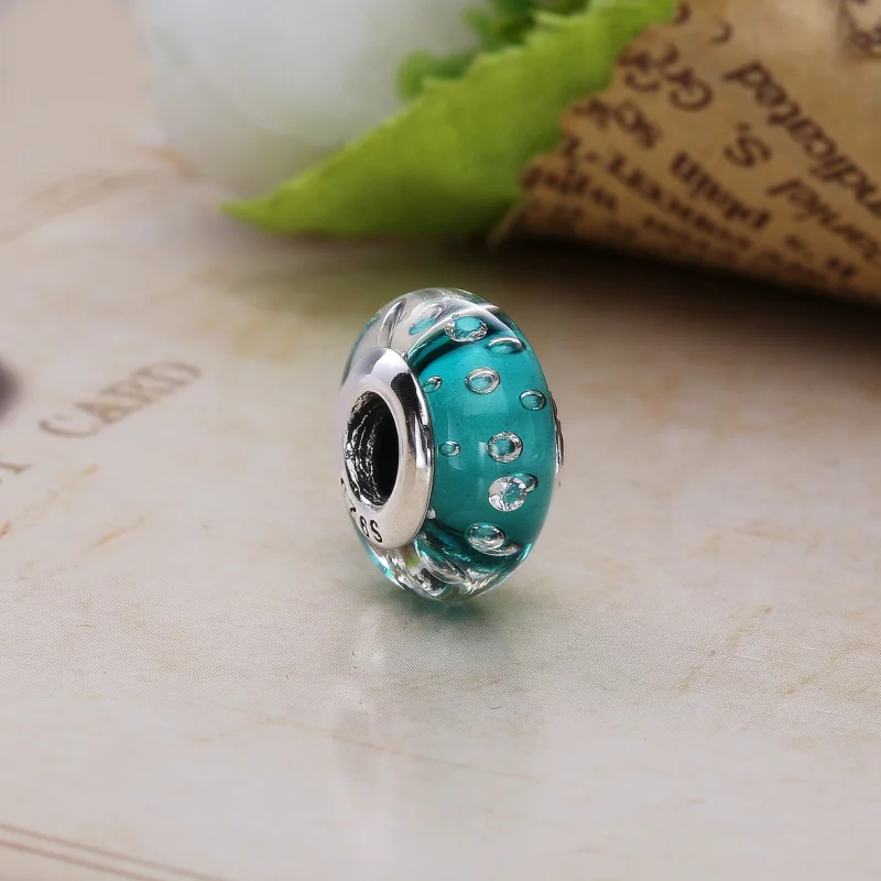 (Bild für) PANDORA Dunkelblaue Efferveszenz, klare Cz-Perle - 791630CZ - Ansicht 6