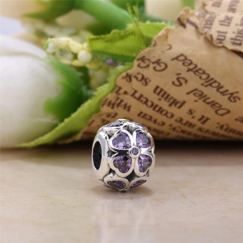 (Bild für) PANDORA Dunkelgrüner Kleeblatt-Charm - 791496CZN - Ansicht 4