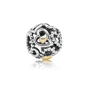(Bild für) PANDORA Durchbrochener Liebesherz-Charm - 791372