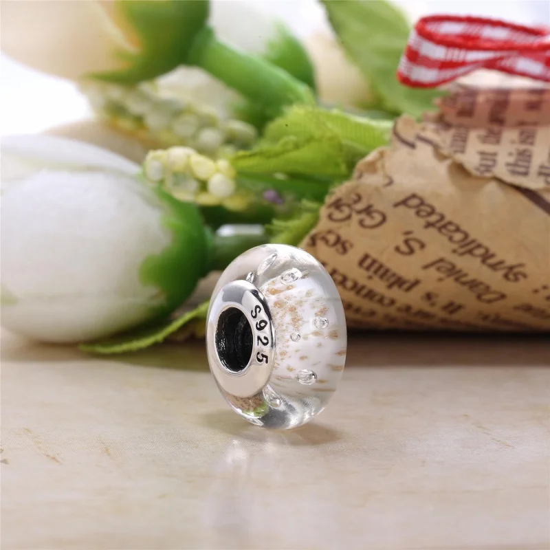 (Bild für) PANDORA Efferveszenz-Charm, Muranoglas und klare CZ - PL00064-1 - Ansicht 2