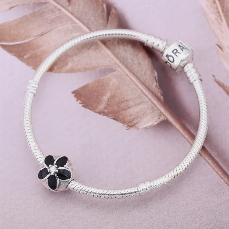 (Bild für) PANDORA Emaille-Blumenclip - 791408CZ - Ansicht 2