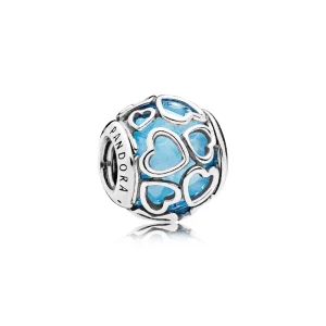 (Bild für) PANDORA Encased in Love, himmelblauer Kristallanhänger - 792036NBS