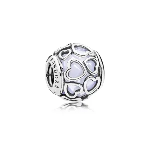 (Bild für) PANDORA Encased in Love, Opalisierender weißer Kristallanhänger - 792036NOW
