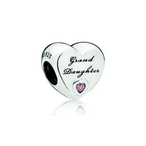 (Bild für) PANDORA Enkelin-Liebesanhänger, rosa CZ - 796261PCZ