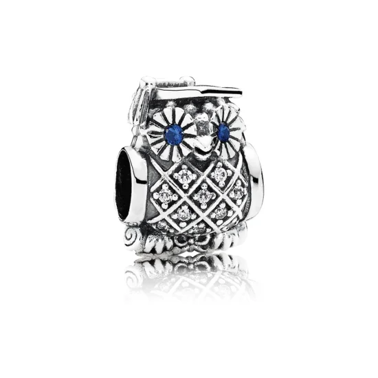 (Bild für) PANDORA Eulen-Absolventen-Charm - 791502NSB